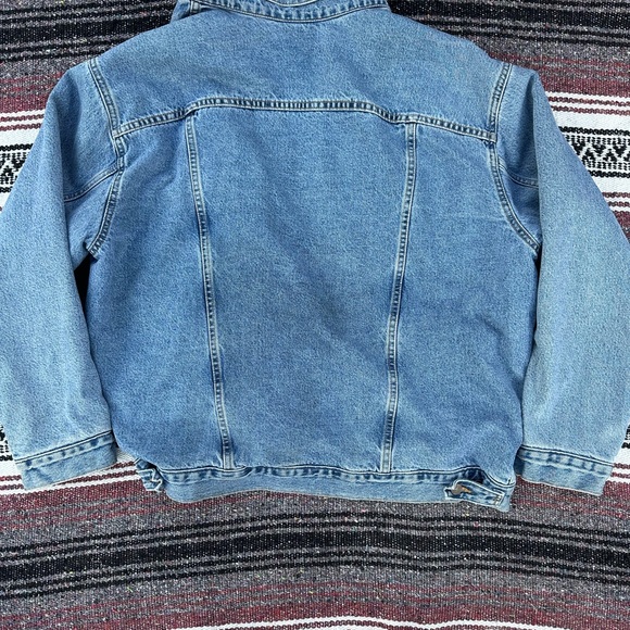 Vintage Levi’s Denim Jacket 1990s Men’s XL Blue 70614-0389 Flannel Lined - Picture 5 of 5